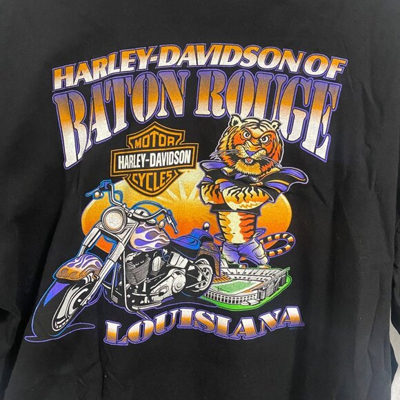 Harley-Davidson #1‎ Racing Tee 2011 Harley-Davidson Baton Rouge LA Size XL - Picture 5 of 6